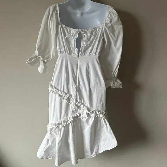 MAJORELLE Avalyn Mini Dress in White - Size XS - Picture 6 of 11